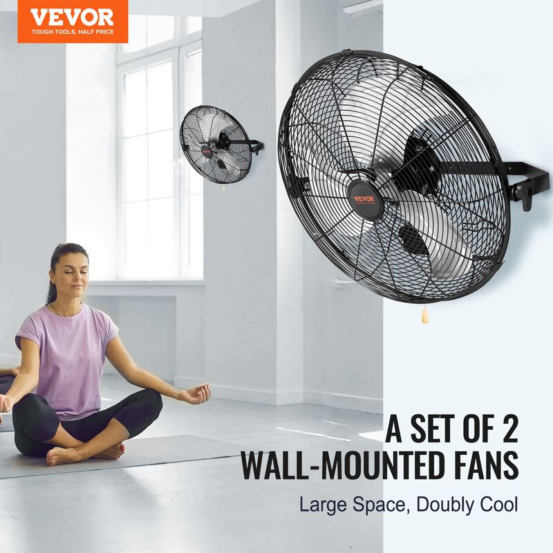 Ventilador De Pared Vevor De 18 Pulgadas Con In... image number null