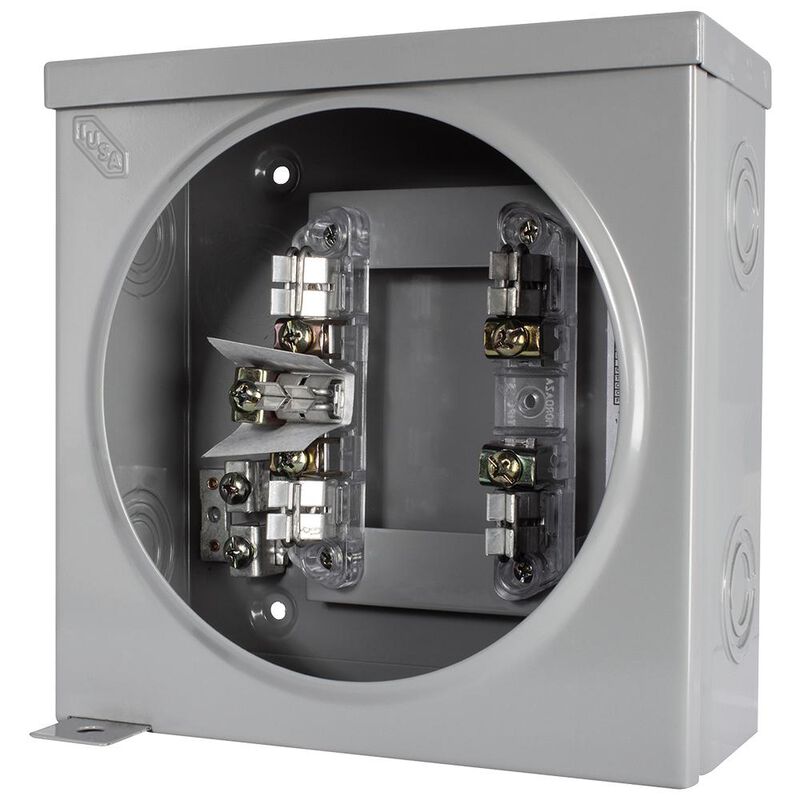 Base para medidor 5 terminales &ndash; Bif&aacute;sica cuadr... image number null