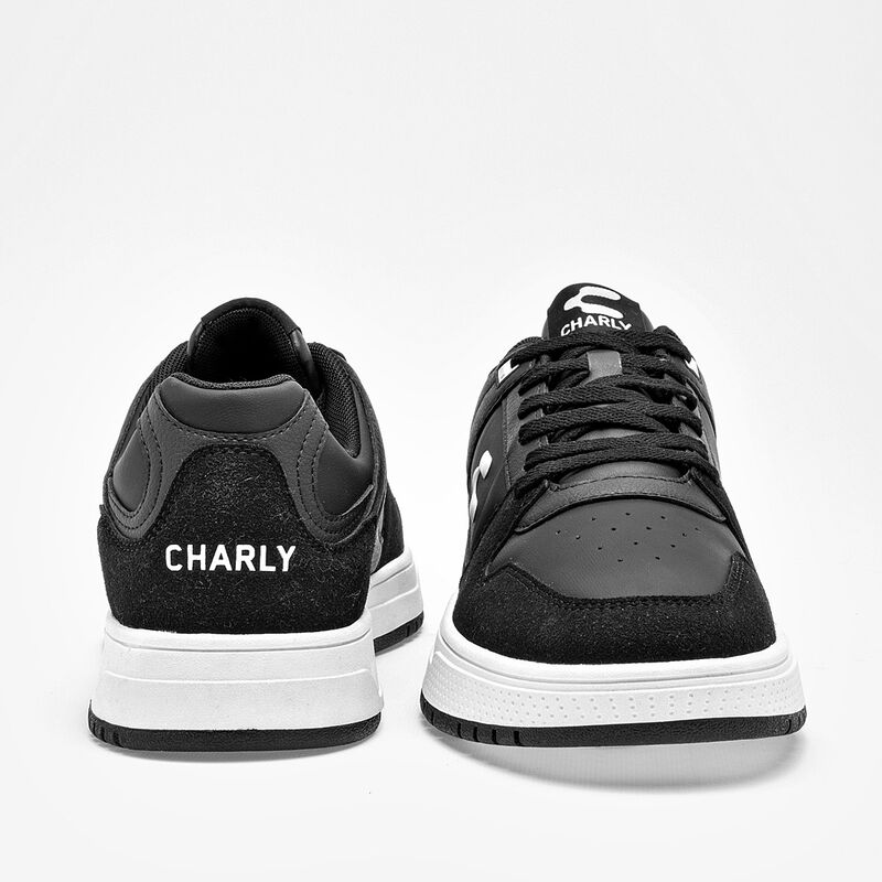 Charly Tenis Para Hombre Negro Cod 127413-f image number null