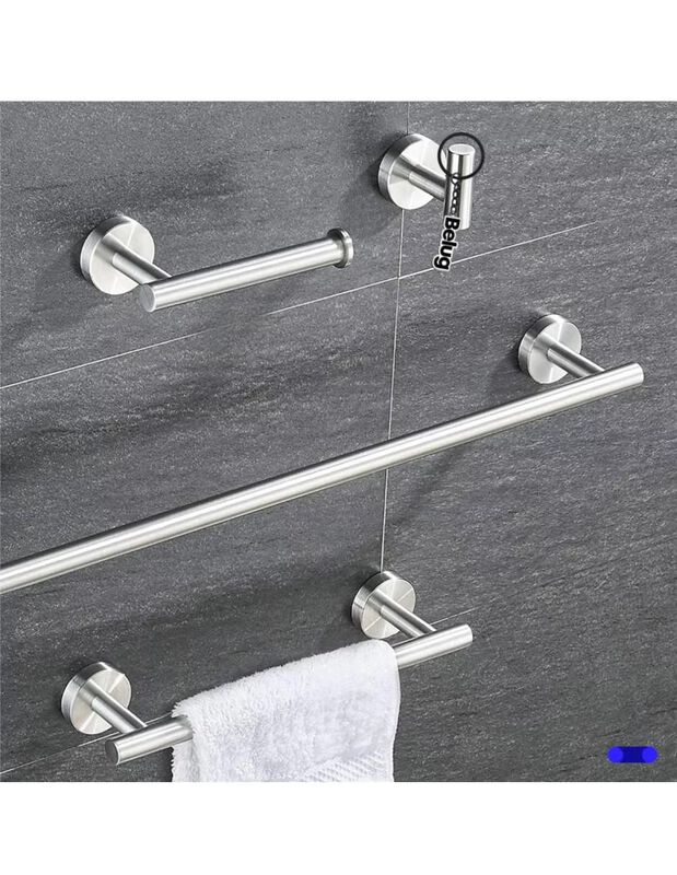 Juego de accesorios para ba&ntilde;o Casa BIU de acero... image number null