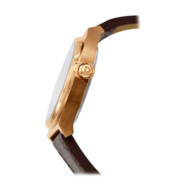 Reloj Nivada Executive Dama Dorado Rosa Caf&eacute; Ro... image number null