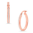 Arracadas De Oro Rosa 14k Con Diamantina Or-8027-v1-r