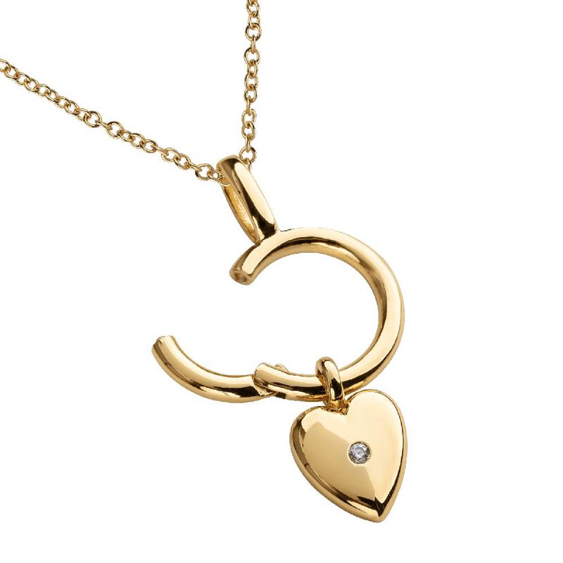 Set Collar Luckyly Alea Ba&ntilde;o De Oro 14k Perla Y... image number null