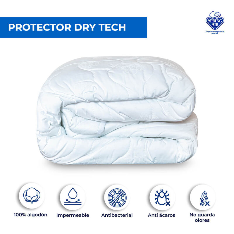 Protector Cubre Colch&oacute;n King Size Dry Tech Spri... image number null