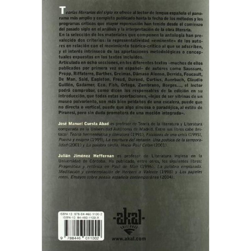 Teor&iacute;as literarias del siglo XX image number null