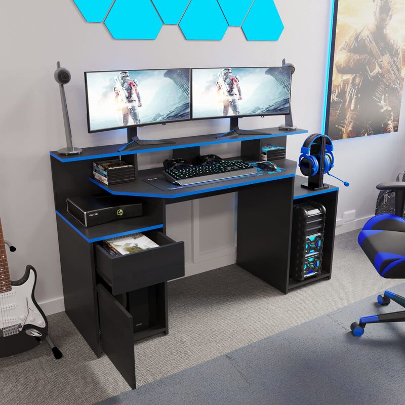 Escritorio Gamer MAX  Dise&ntilde;o para Streamers y J... image number null