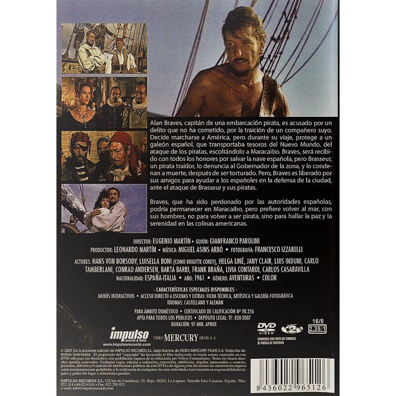 Los Corsarios del Caribe [DVD] image number null