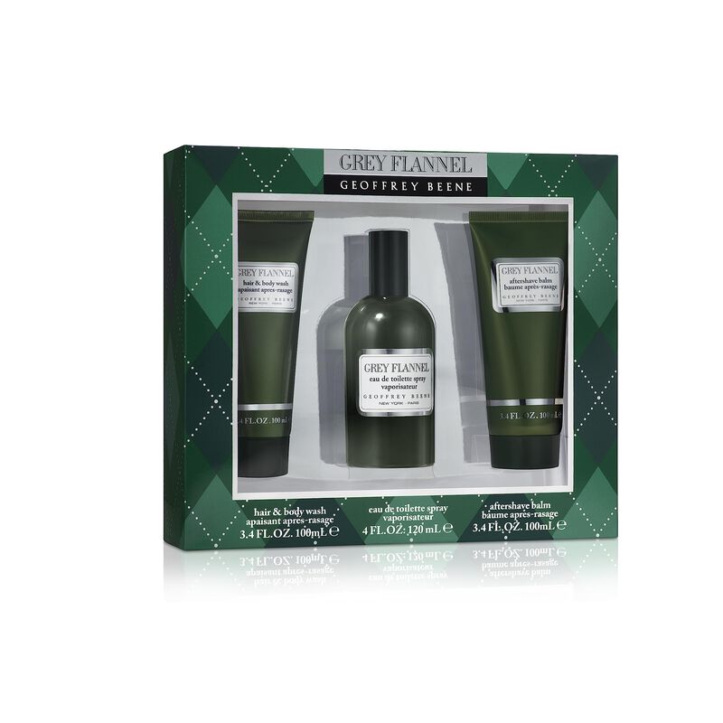 Set De 3 Piezas De Franela Gris Perfume Geoffre... image number null