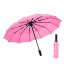 Paraguas de Bolsillo Plegable Para Viento Sol y Lluvia Rosa Bluelander
