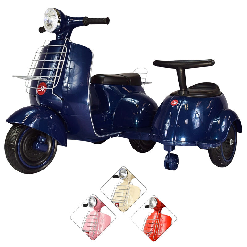 Motocicleta Montable Electrica Doble Asiento So... image number null