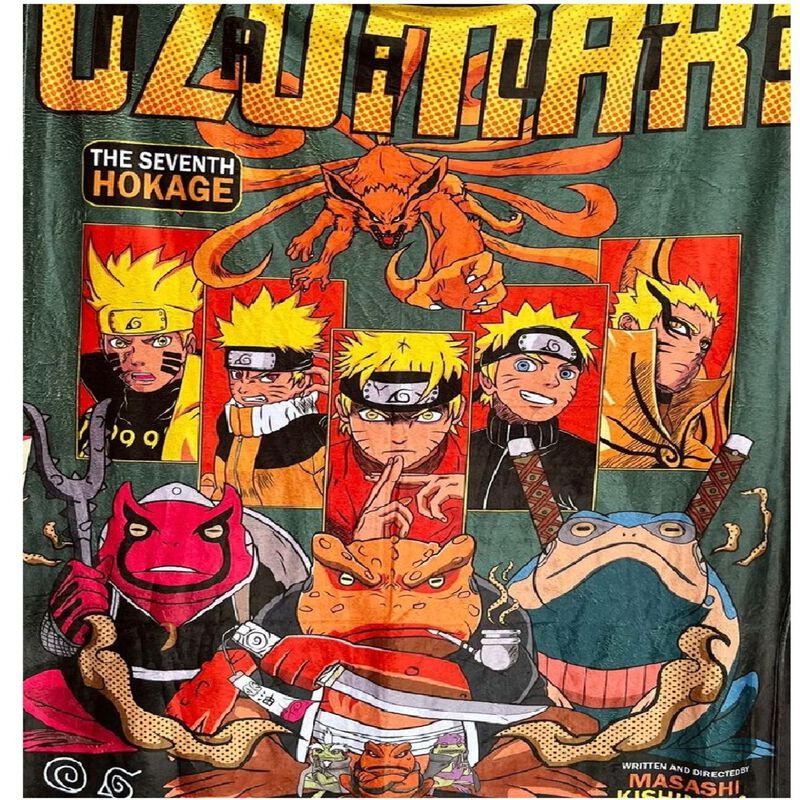 Exclusiva! Cobija Frazada Ultra Suave Naruto Ho... image number null