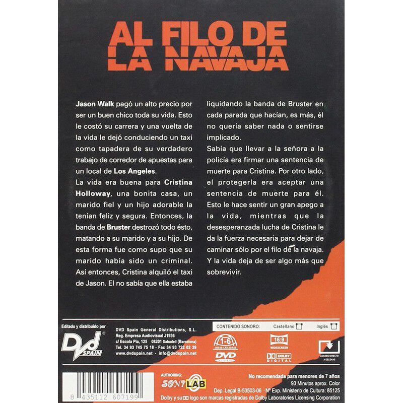 Al Filo De La Navaja [dvd] (1985) Walking The E... image number null