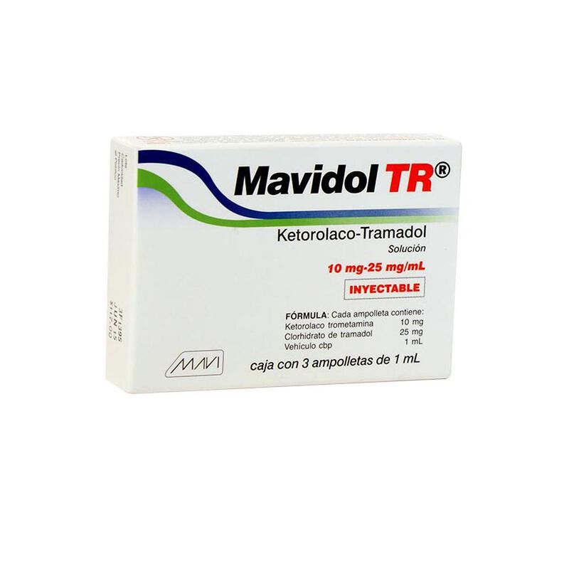 Mavidol Tr Iny 3 Amp 1Ml *A 10mg-25mg/ml caja c... image number null