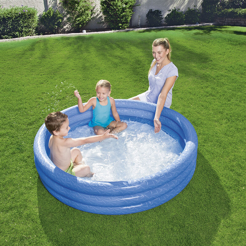 Alberca Inflable Infantil  3 Aros  Azul 152 Cm ... image number null