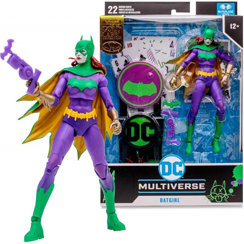 Figura Batgirl Jokerizada DC Multiverse Gold La... image number null