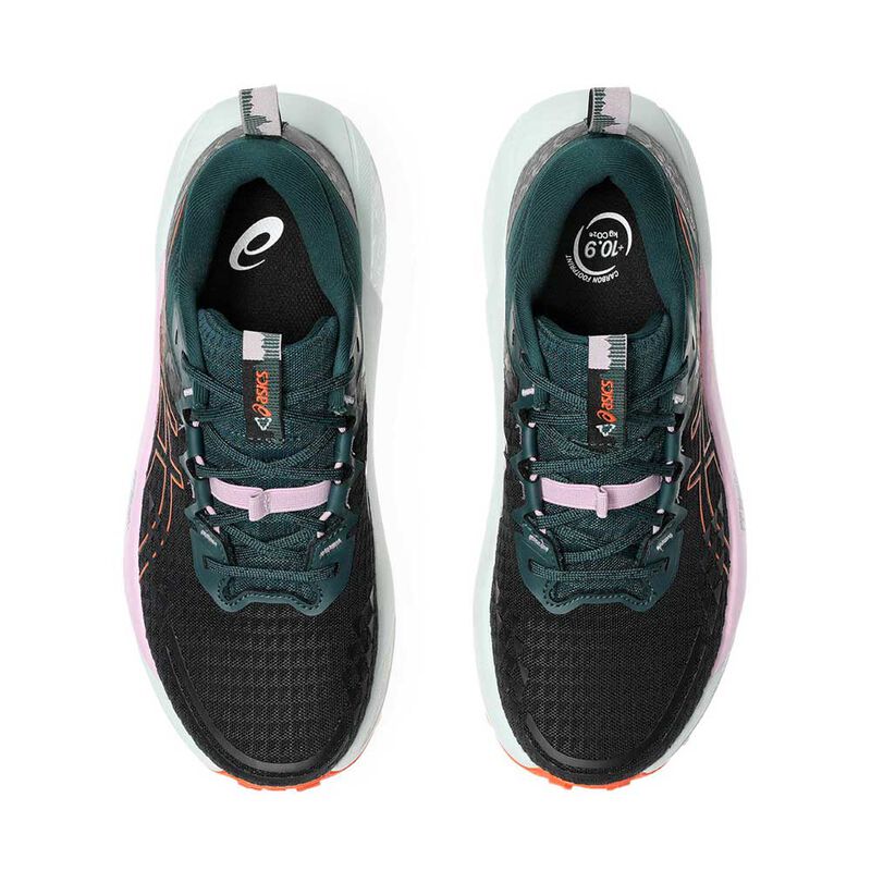 Tenis Asics para Mujer Trabuco 13 Negro-Naranja image number null