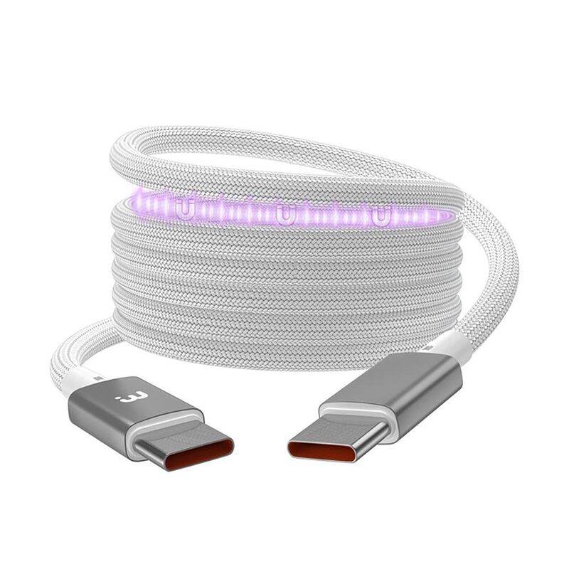 Cable Datos Mybat Blanco Rebobinado Magn&eacute;tico U... image number null