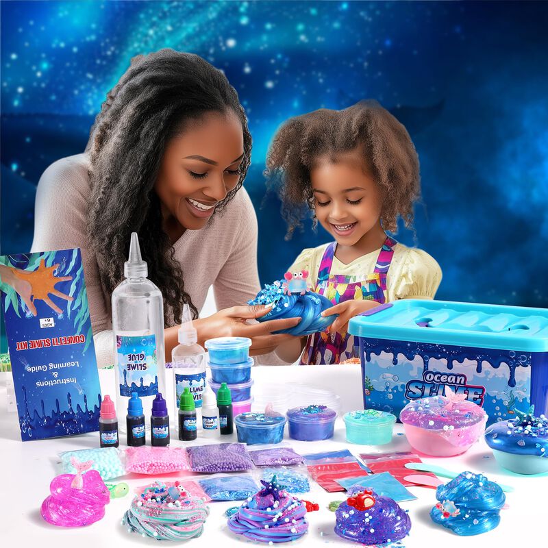 Slime Kit Fsutvitg Ocean Theme, Antiadherente, ... image number null