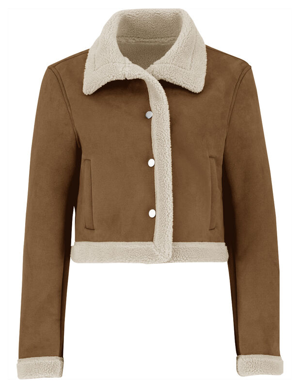 Chamarra Mujer Invierno Cuello Interior Aborreg... image number null