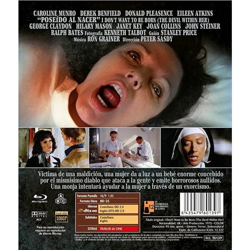 Pose&iacute;do Al Nacer [blu-ray] (1975) No Quiero Nac... image number null