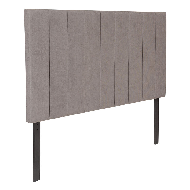 Cabecera King Size Dicasa Argos Gris Oscuro image number null