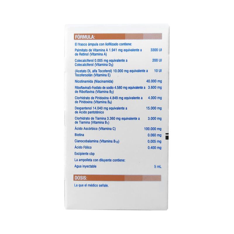 Vitafusin Solucion Inyectable 5ml image number null