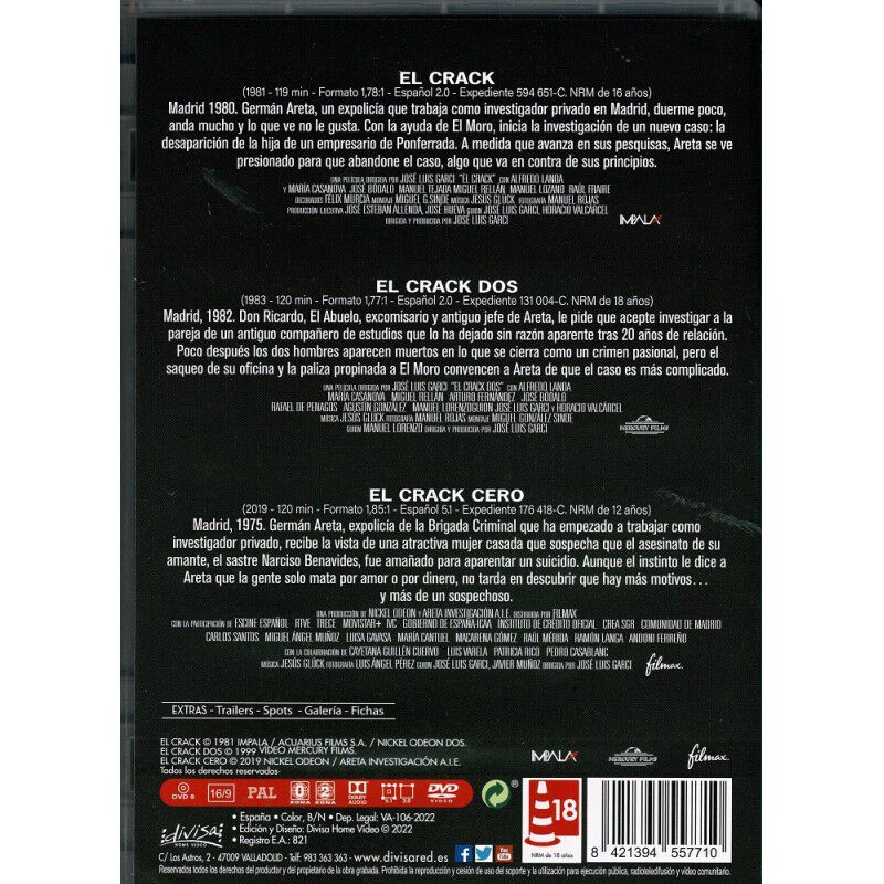 El Crack - La trilog&iacute;a - DVD [DVD] image number null
