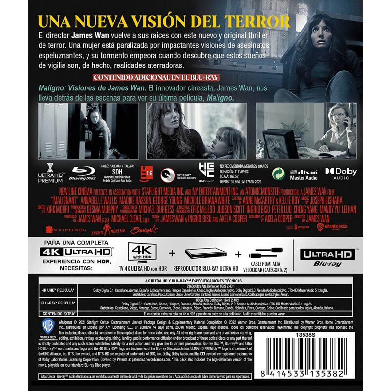 Maligno [4K UHD, Blu-ray] (2021) image number null