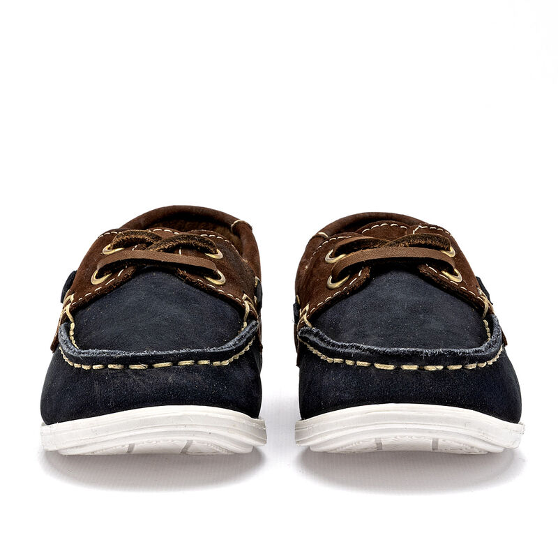 Balminton club zapato para ni&ntilde;o  marino caf&eacute; co... image number null