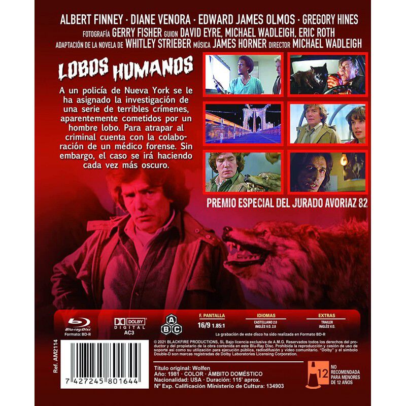 Lobos Humanos (Caratula Reversible) (Wolfen) (B... image number null