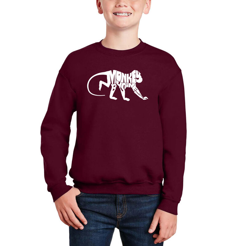 Sudadera De Cuello Redondo Word Art Para Ni&ntilde;o -... image number null