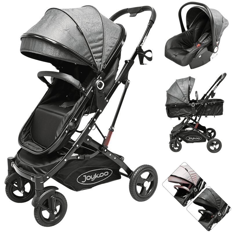 Carriola para Beb&eacute; con Portabeb&eacute; Reversible Con... image number null