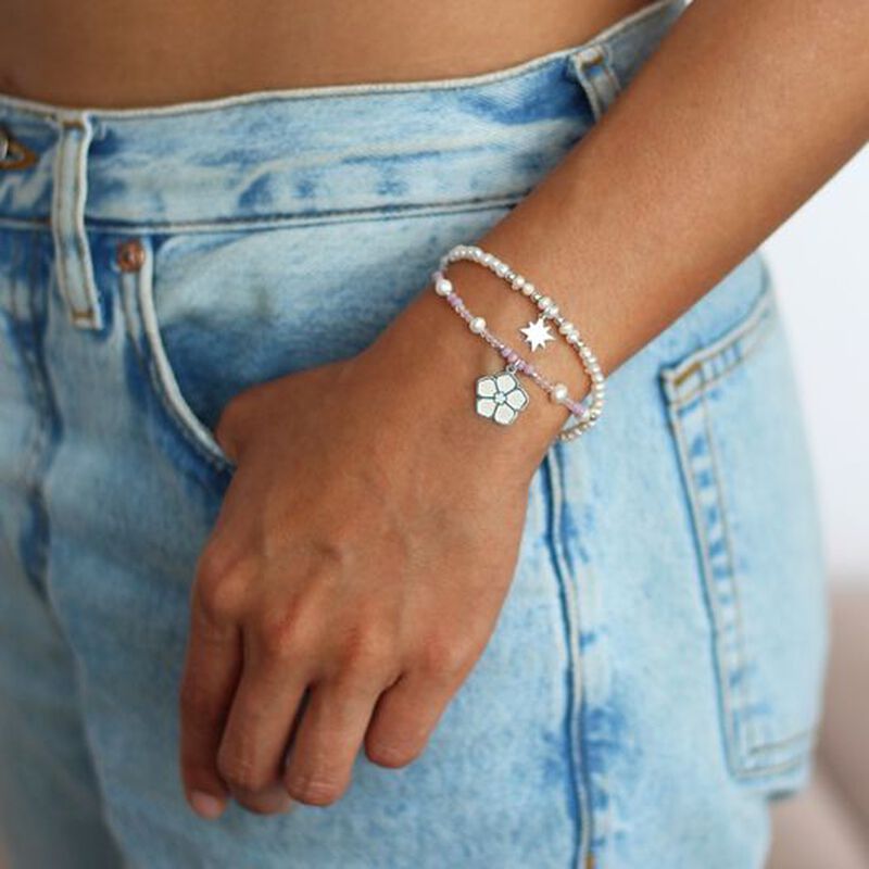 Pulsera de Perlas con Estrella Astros image number null