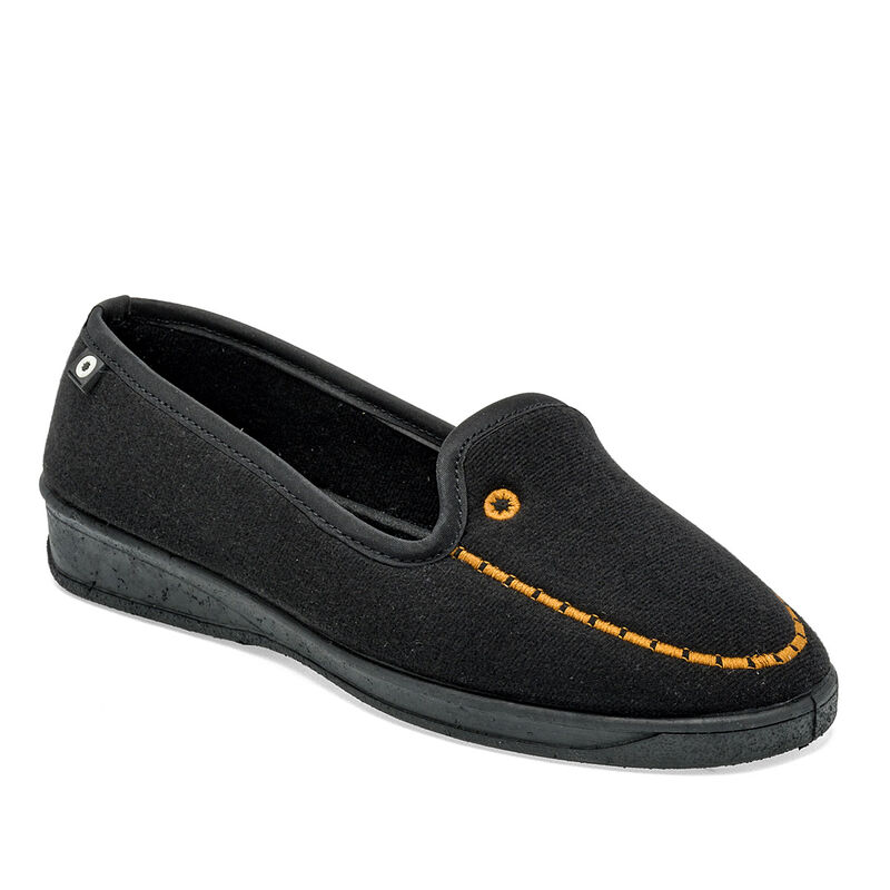 Mora Confort Pantufla para mujer negro camel image number null