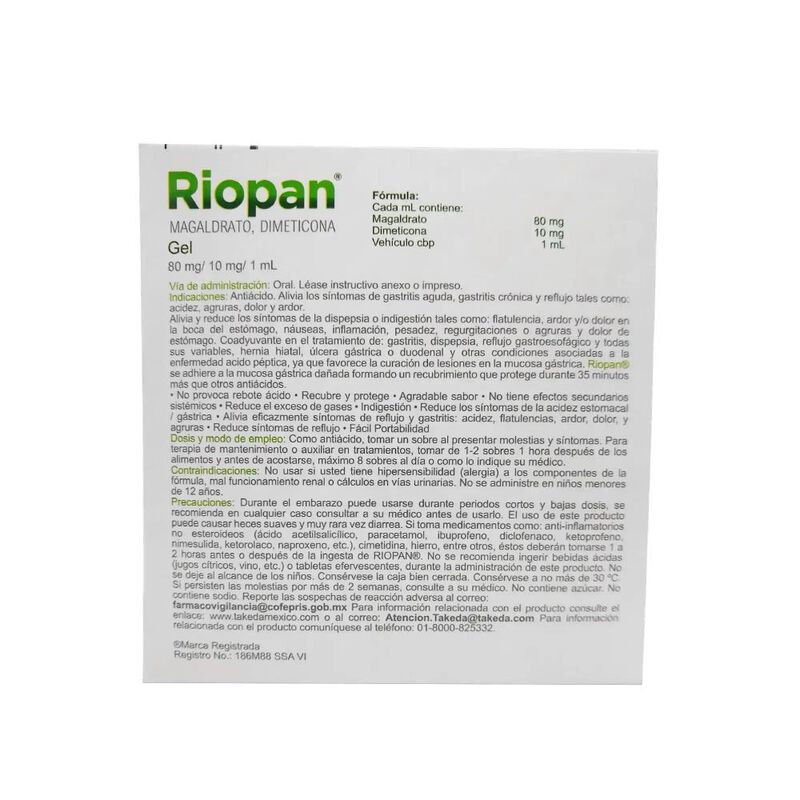 Riopan 80/10 Mg 10 Sobre(s) image number null