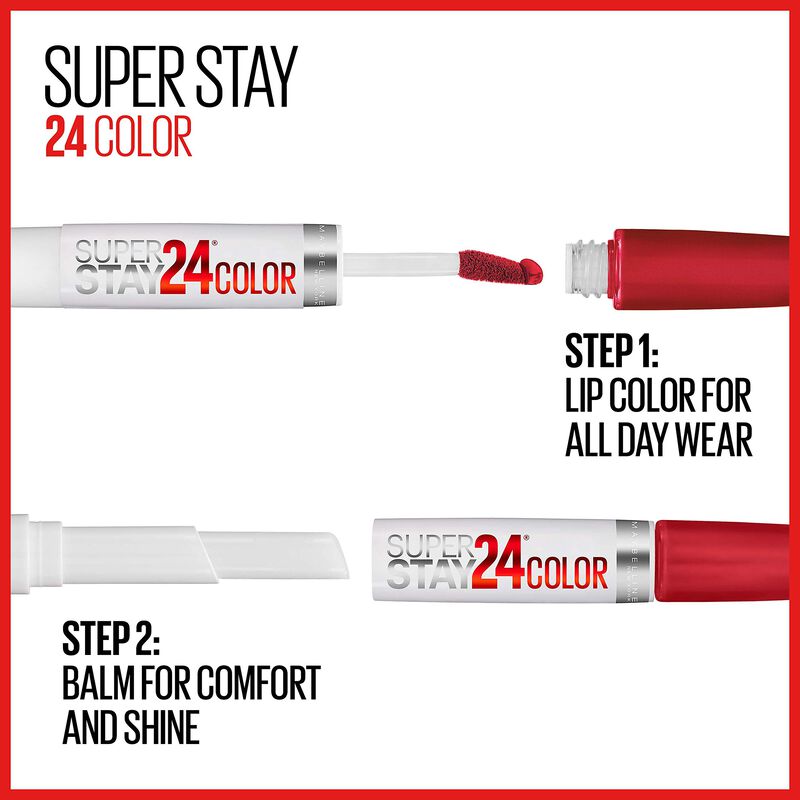 L&aacute;piz Labial L&iacute;quido Maybelline Super Stay 24 T... image number null