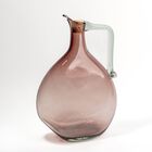 Licorera de Vidrio Soplado Amatista Marea Baja