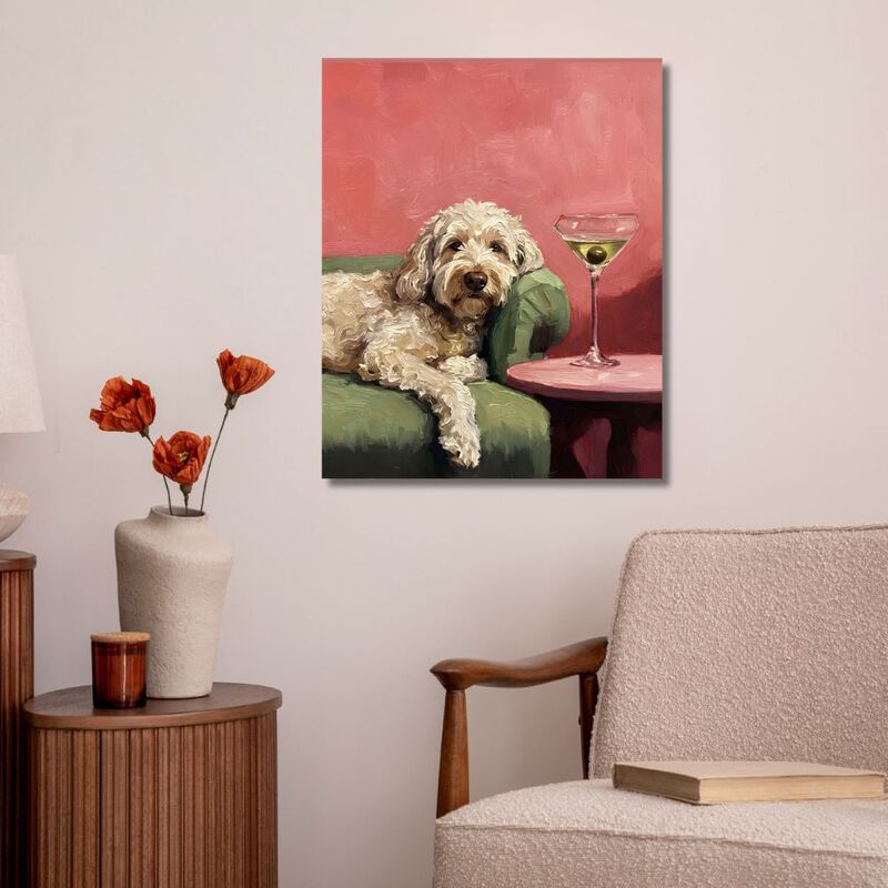 Cuadro Decorativo Impreso 60x80cm Caniche image number null