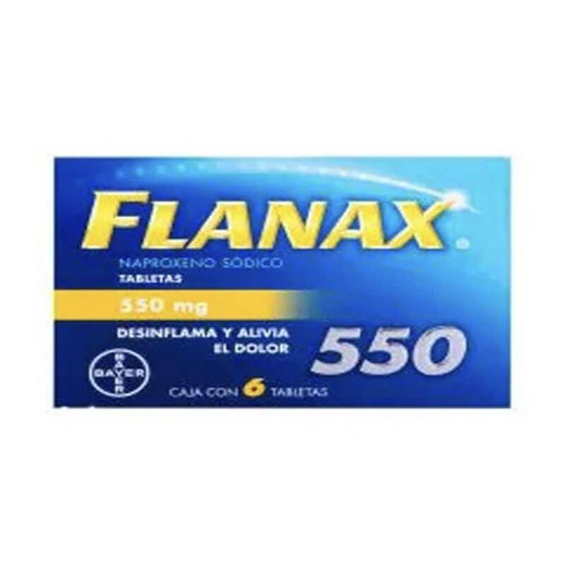 Flanax 550 mg Desinflama y Alivia Dolor Intenso... image number null