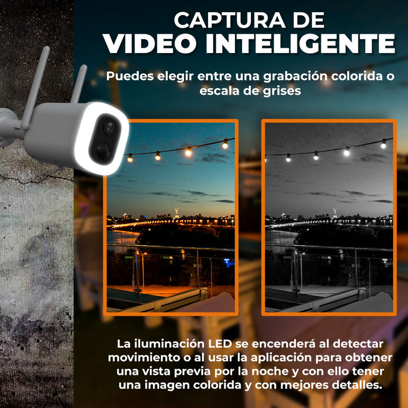 C&aacute;mara de Seguridad Exterior WiFi Inteligente I... image number null