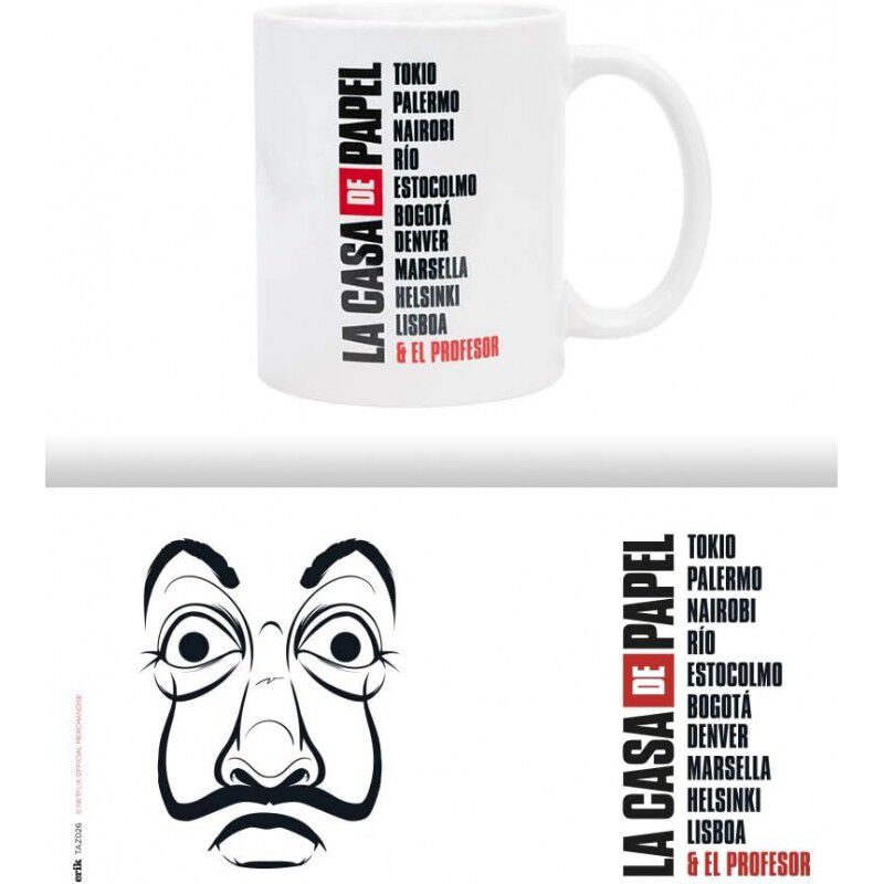 Taza Nombres Personajes La Casa De Papel Cer&aacute;mi... image number null