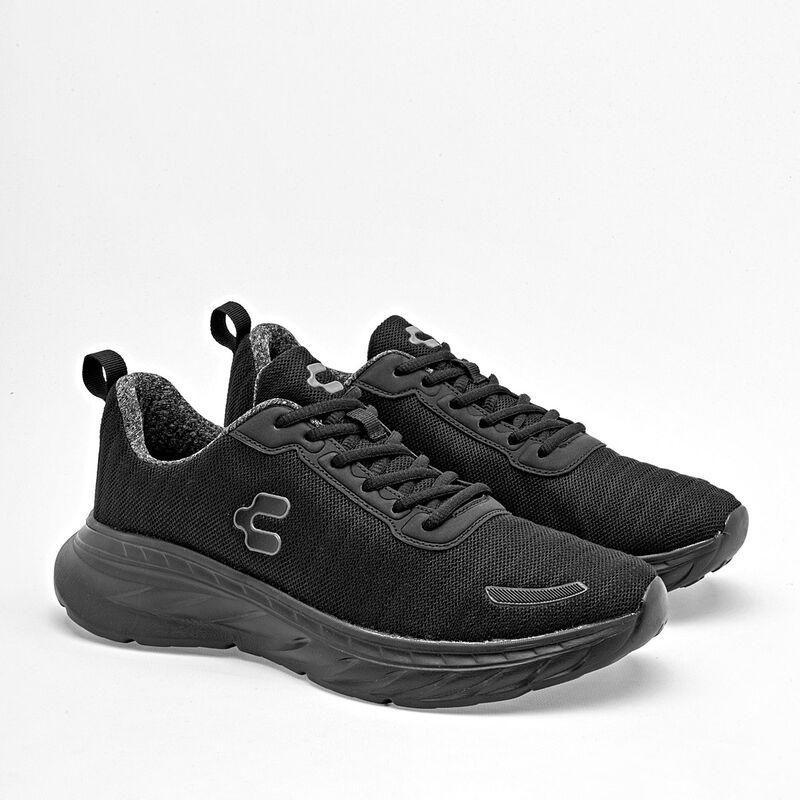 Charly Tenis Deportivos Para Ni&ntilde;o Negro Cod 129... image number null