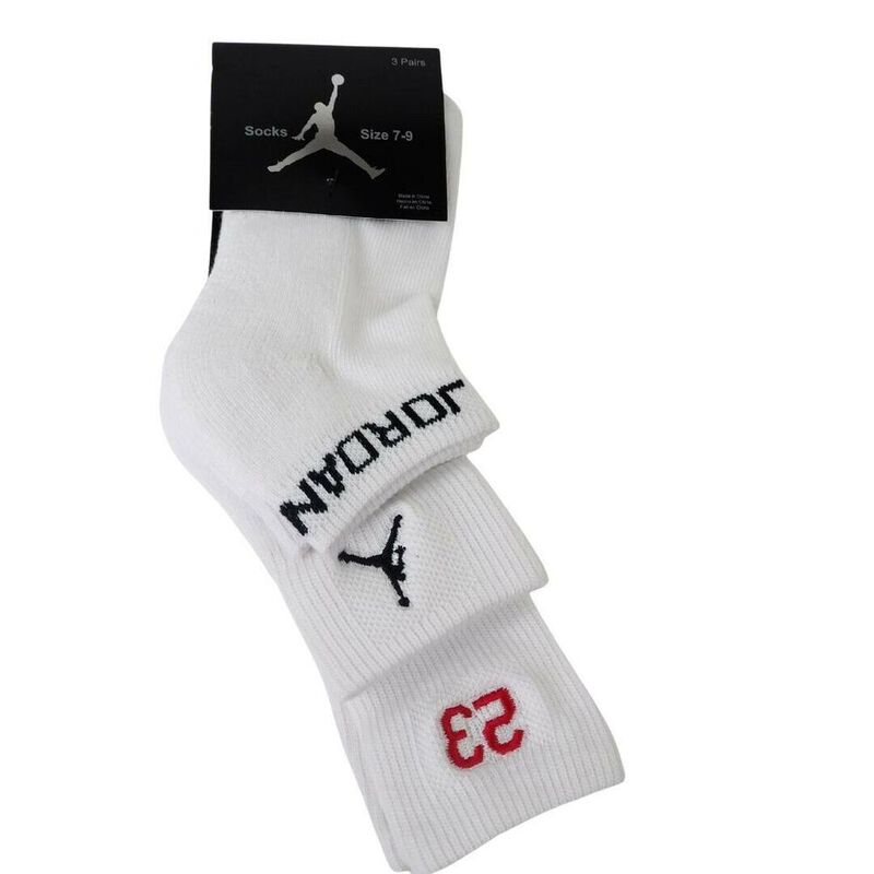 Calcet&iacute;nes Jordan 7-9 (3 pares) blanco image number null