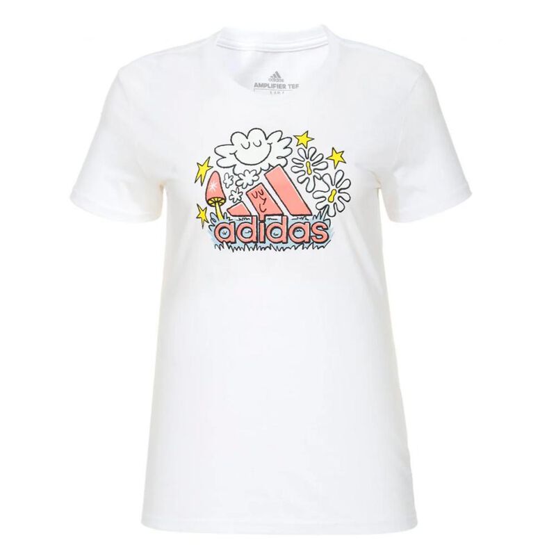 Playera Adidas Doodle Fill Para Mujer image number null