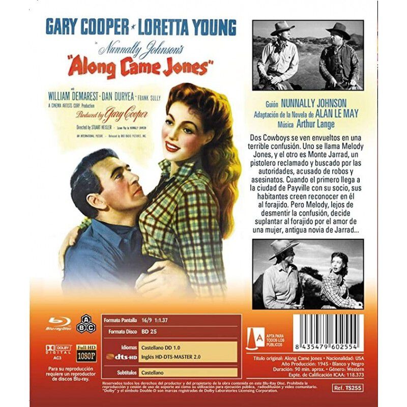 El Caballero Del Oeste [blu-ray] (1945) Along C... image number null