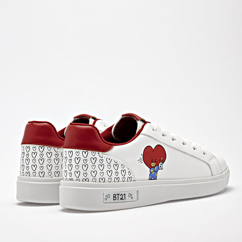 Yuyin tenis para mujer blanco rojo cod 140569-E image number null
