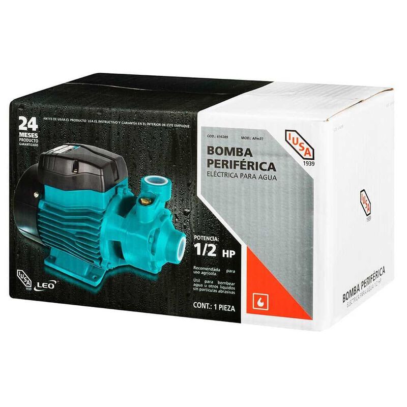 Reacondicionado 0.5 HP Bomba Perif&eacute;rica image number null