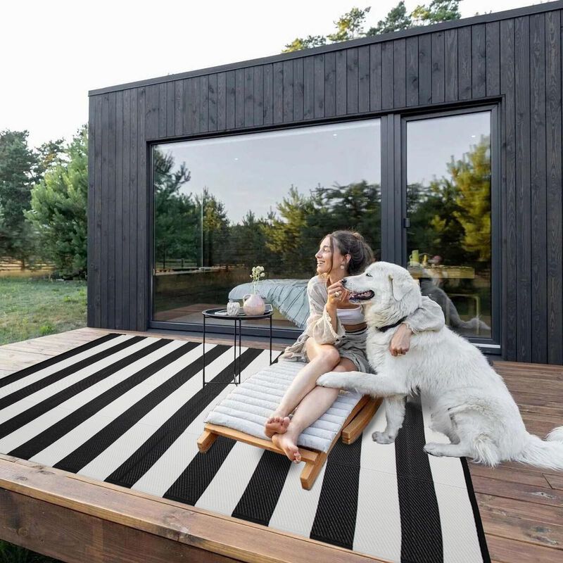 Alfombra De Exterior Stricklandhome Reversible ... image number null
