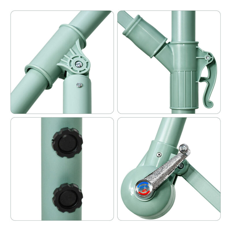 Sombrilla Full Color Menta Exterior Lujo 2.9m +... image number null