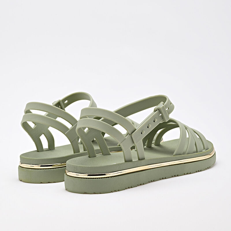 Top Moda Sandalia para mujer verde image number null